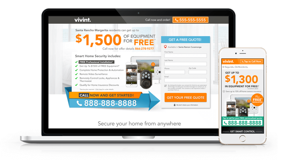 Point A Solutions - vivint display